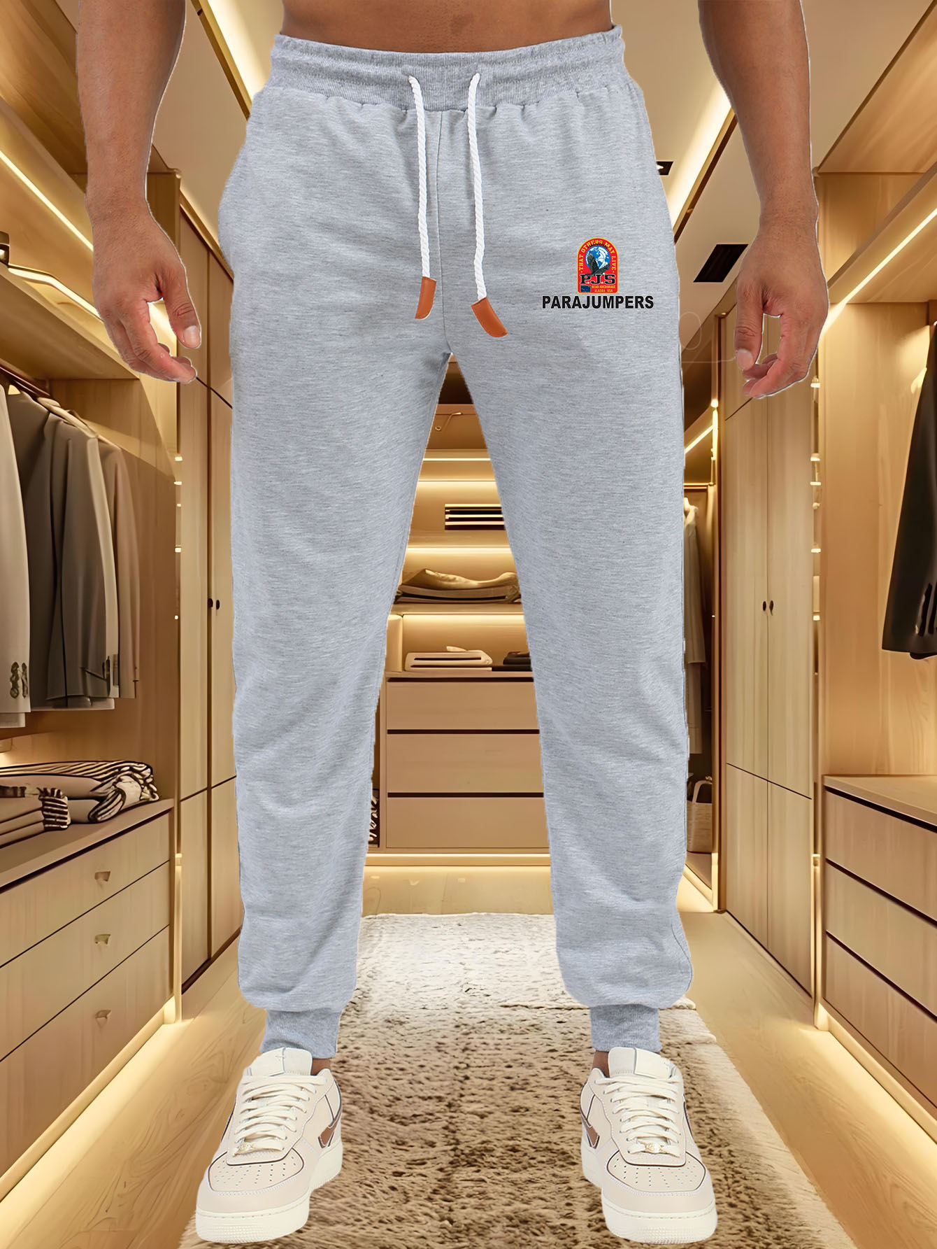 Street Fashion Logo - Men Jogger Pants Parajumpers Colorful Shield
