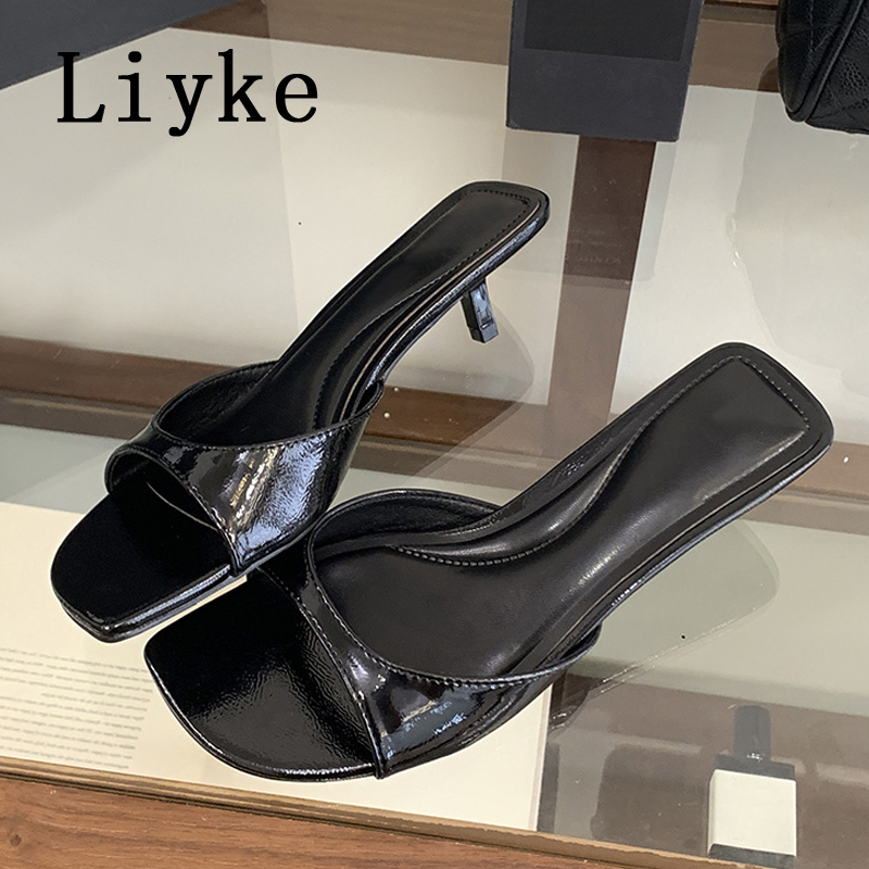 Street Fashion Brand - Liyke Brand Designer Shoes Woman Mules