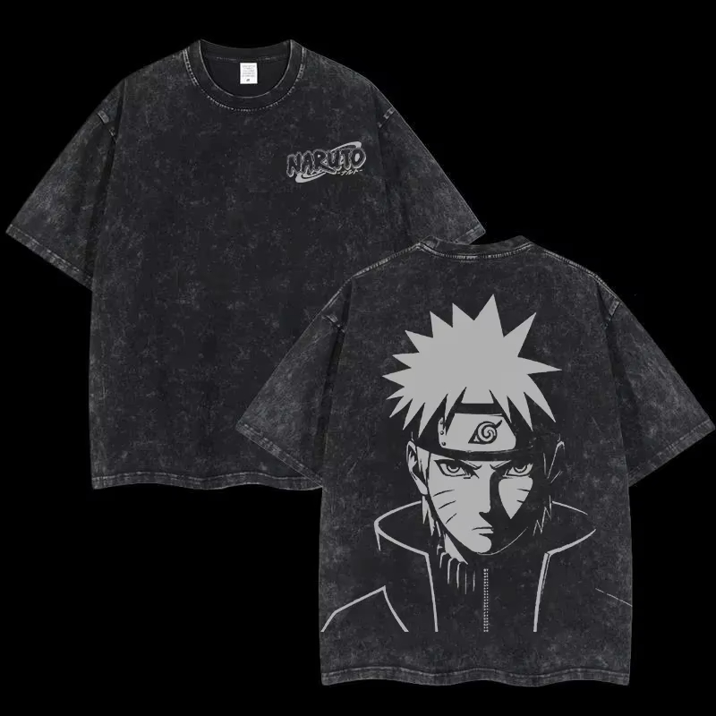 Street Fashion Logo - 2026 summer Naruto Oversized T-shirt, Uzumaki