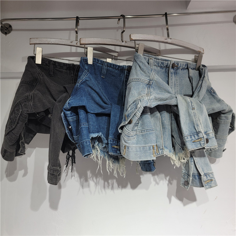 Street Fashion Denim - Denim Shorts Women Jeans Vintage Washed