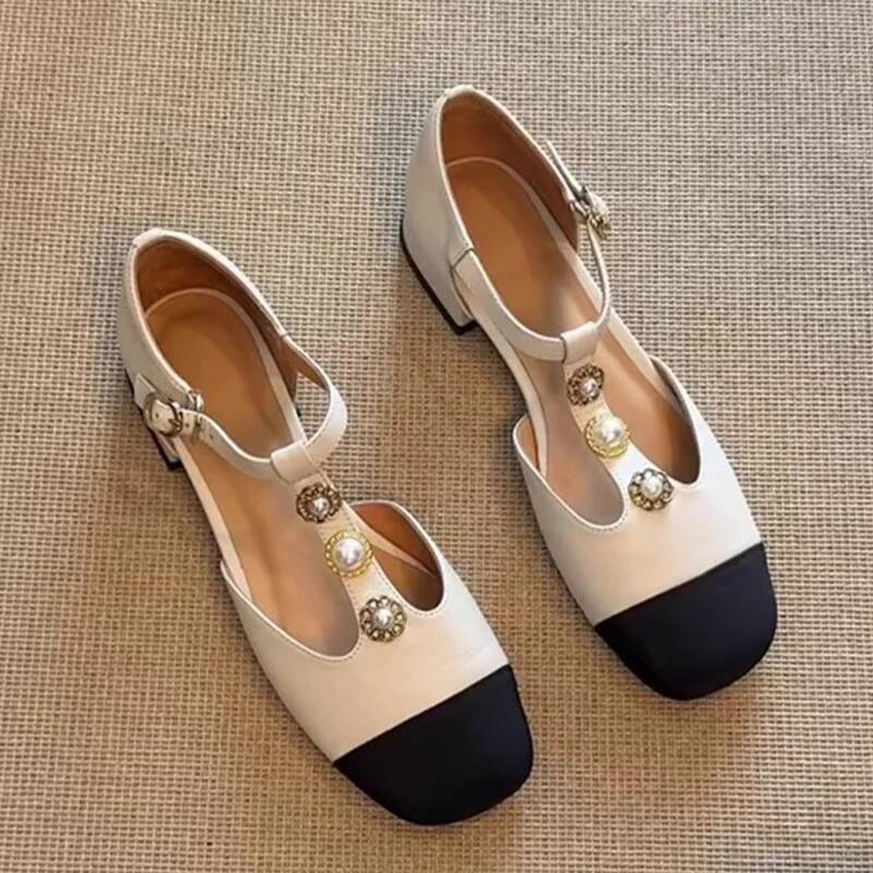 Street Fashion Designer - Women Square Toe Heeled Sandals Summer