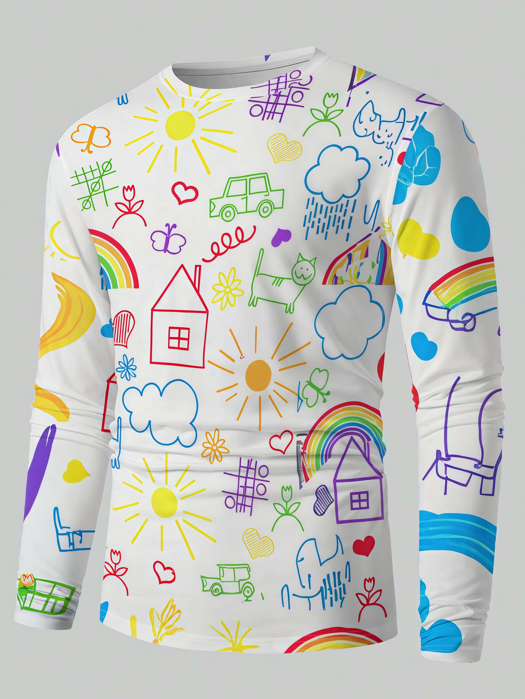Street Fashion Us - 2026 New Dopamine Color Graffiti 3D