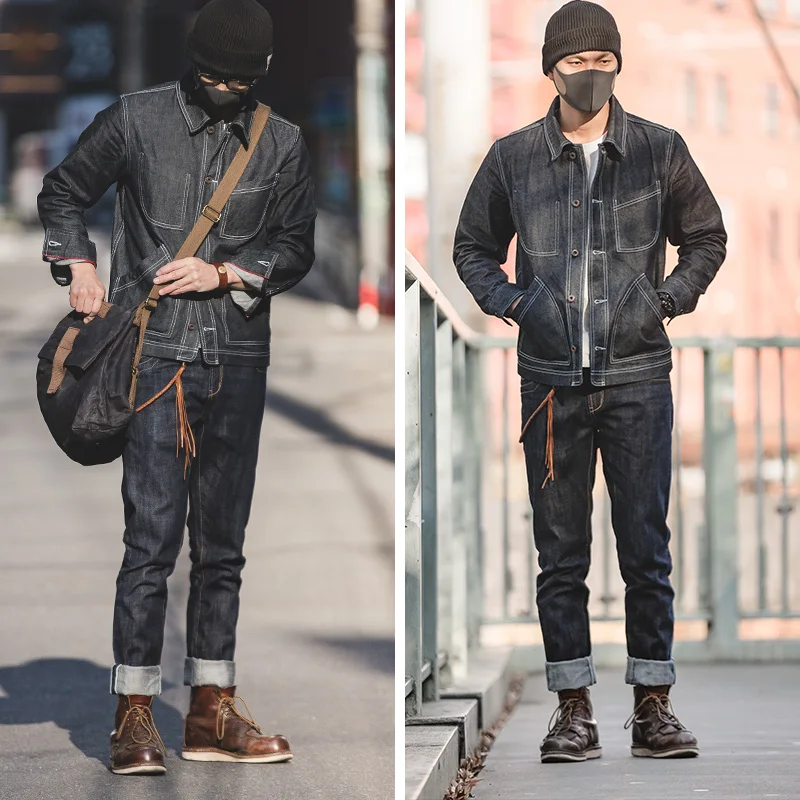 Maden Men's 14oz Raw Selvedge  - огляд і ціна Levis Jeans 501