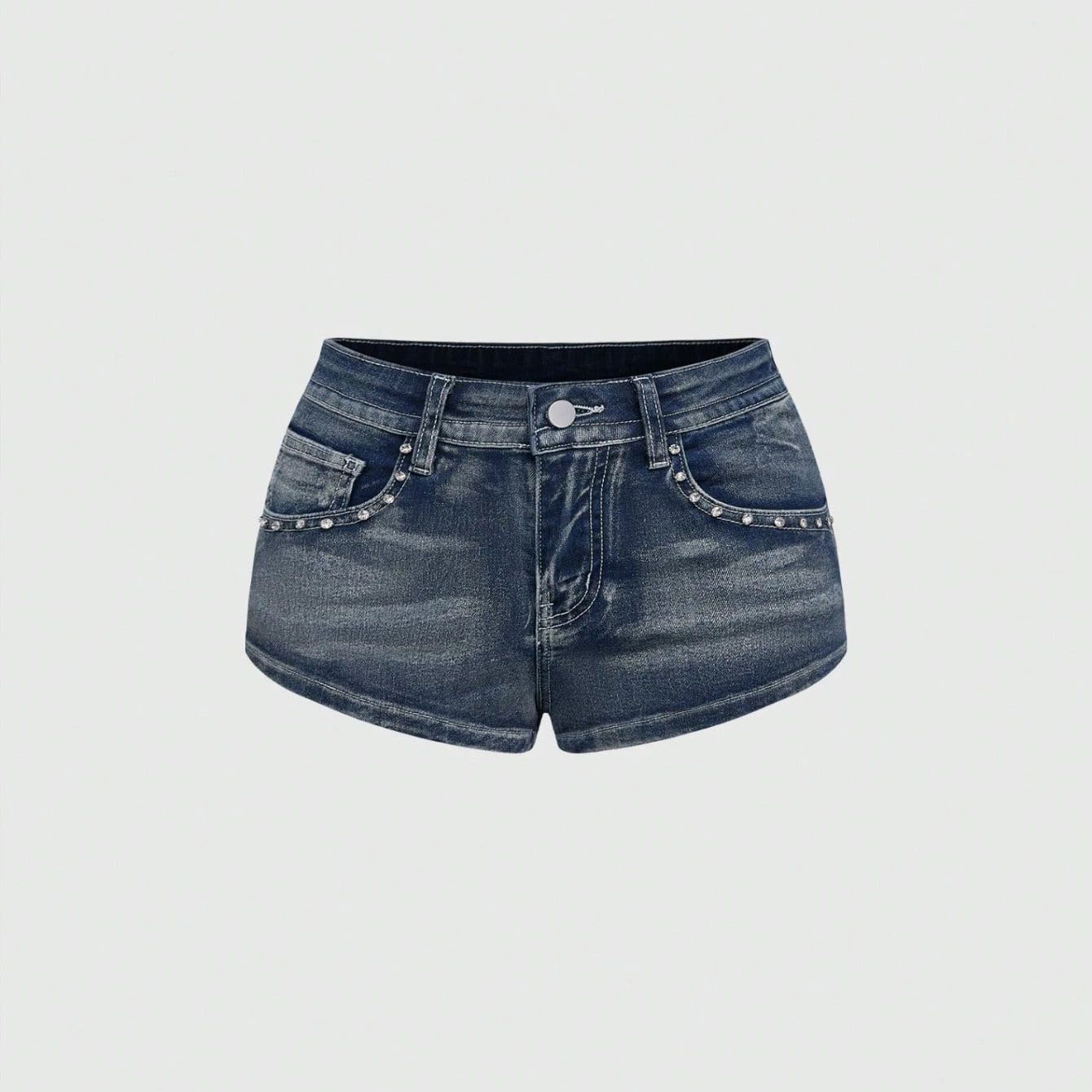 Summer Rhinestone Embroidered  - огляд і ціна Street Fashion Denim