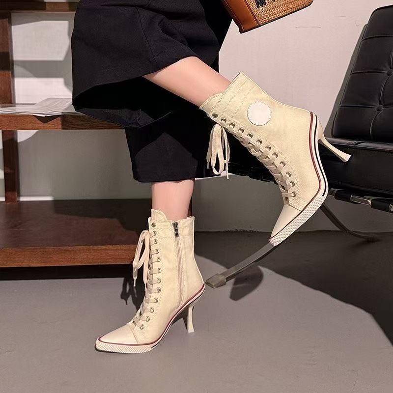 Y2K Girl's Shoes Designer High - огляд і ціна Street Fashion Designer