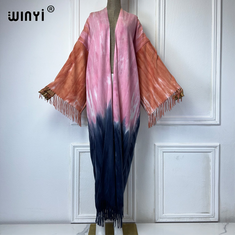 WINYI Tie-dyed winter tassel c - огляд і ціна Street Fashion Dubai