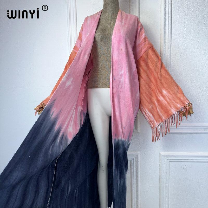 WINYI Tie-dyed winter tassel c - огляд і ціна Street Fashion Dubai