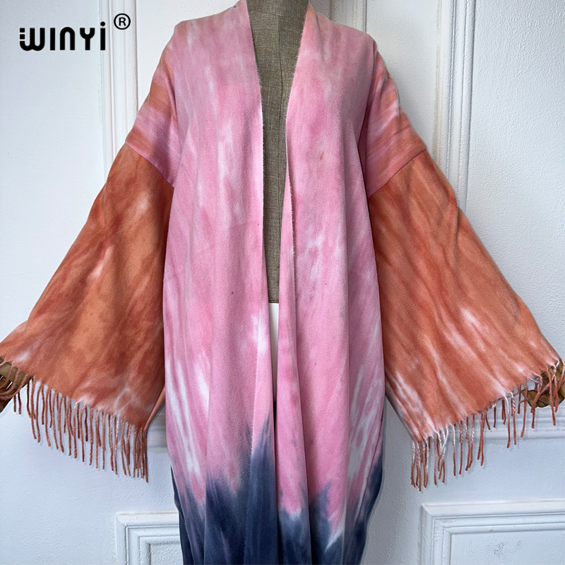 WINYI Tie-dyed winter tassel c - огляд і ціна Street Fashion Dubai