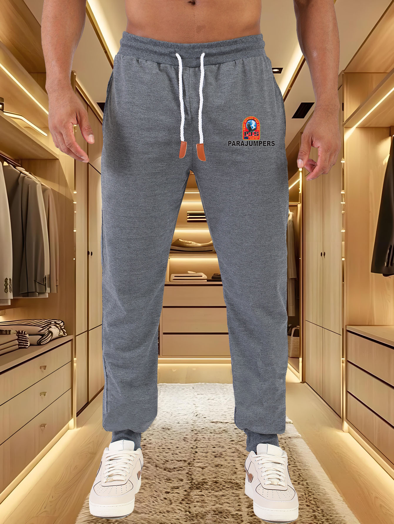 Men Jogger Pants Parajumpers C - огляд і ціна Street Fashion Logo