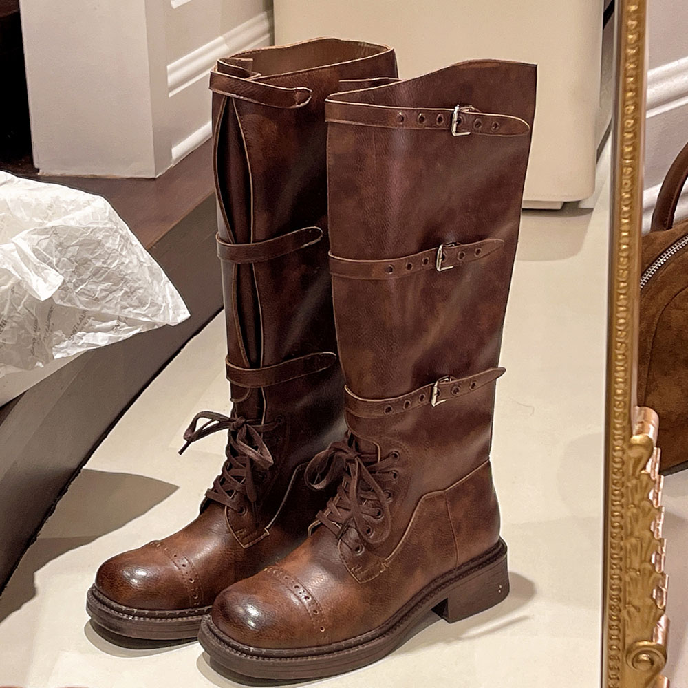 Women's Knee High Boots Vintag - огляд і ціна Street Fashion Designer