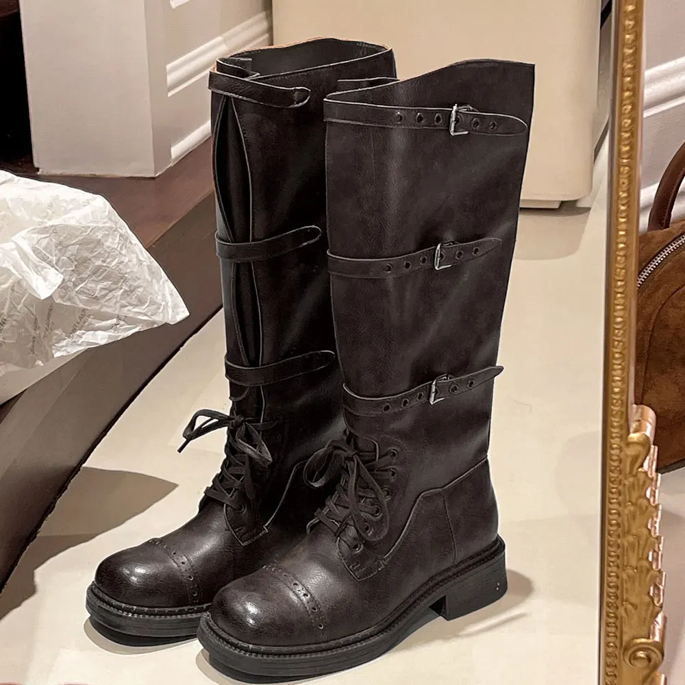 Women's Knee High Boots Vintag - огляд і ціна Street Fashion Designer