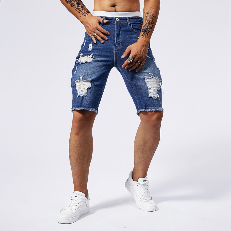 2025 Summer New Men's Ripped D - огляд і ціна Street Fashion Brand
