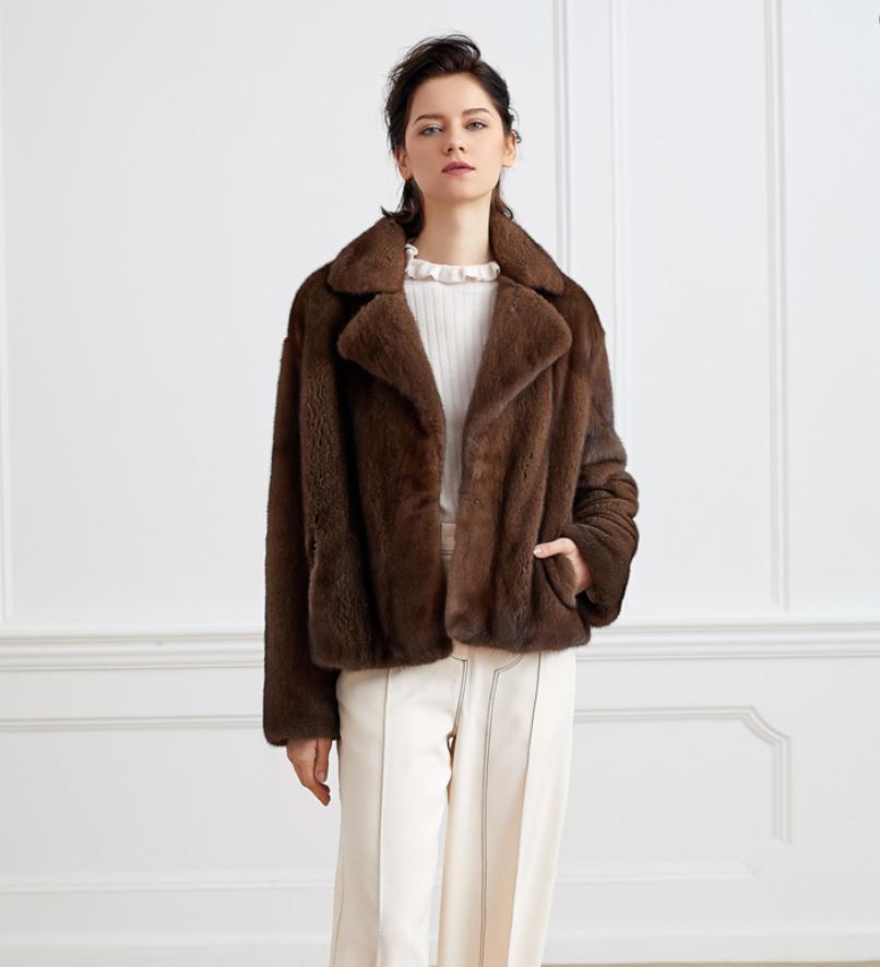 Women's 100% Genuine Mink Fur  - огляд і ціна Street Fashion Logo