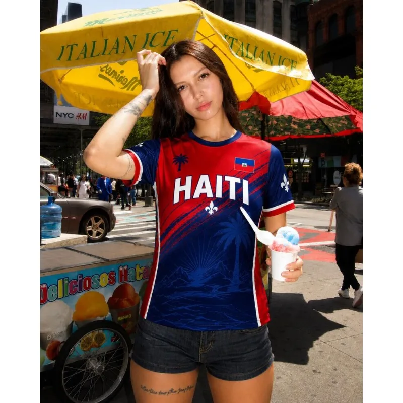 2026 New Women Haiti Flag Crop - огляд і ціна Street Fashion Usa