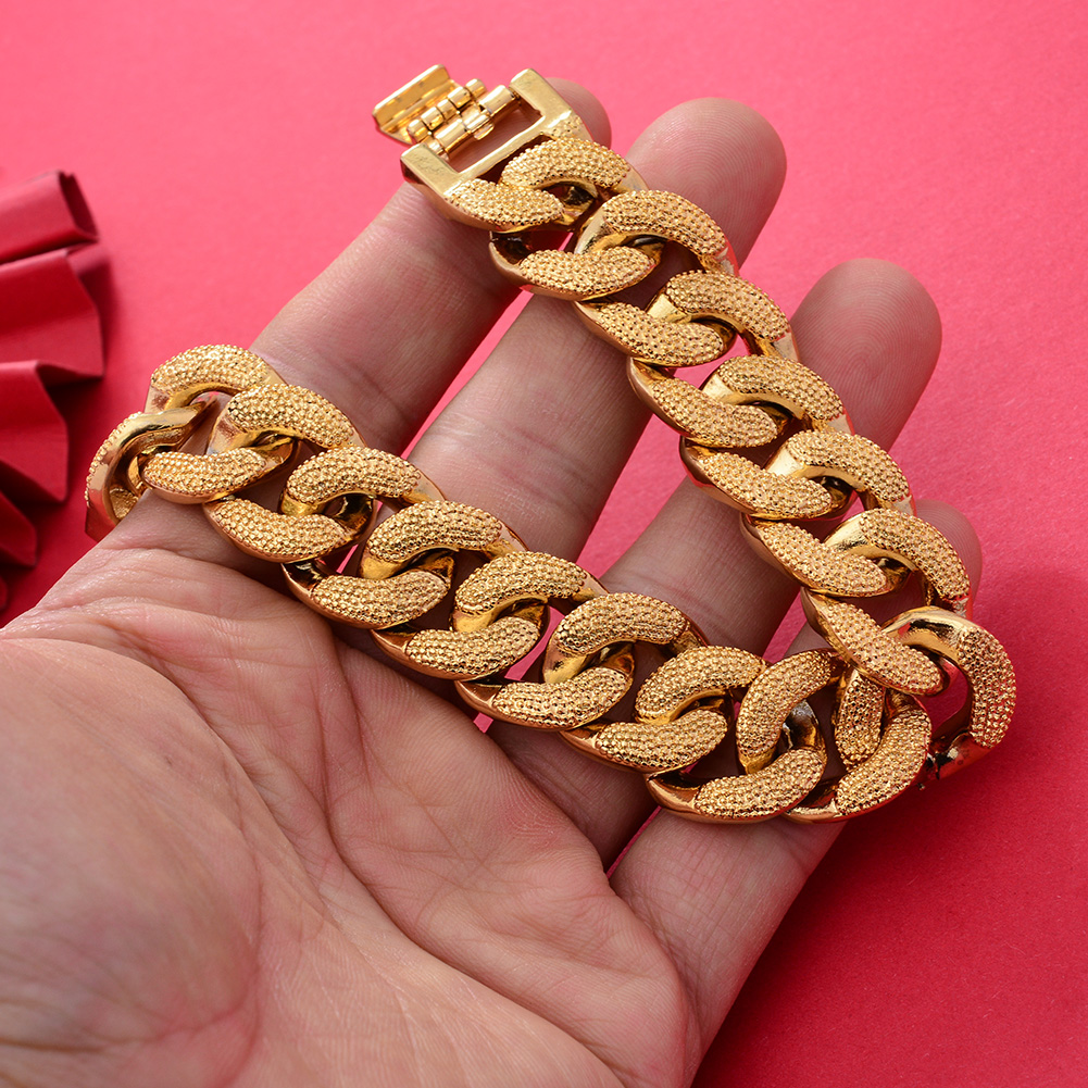 18k Dubai Gold Color  Bracelet - огляд і ціна Street Fashion Dubai