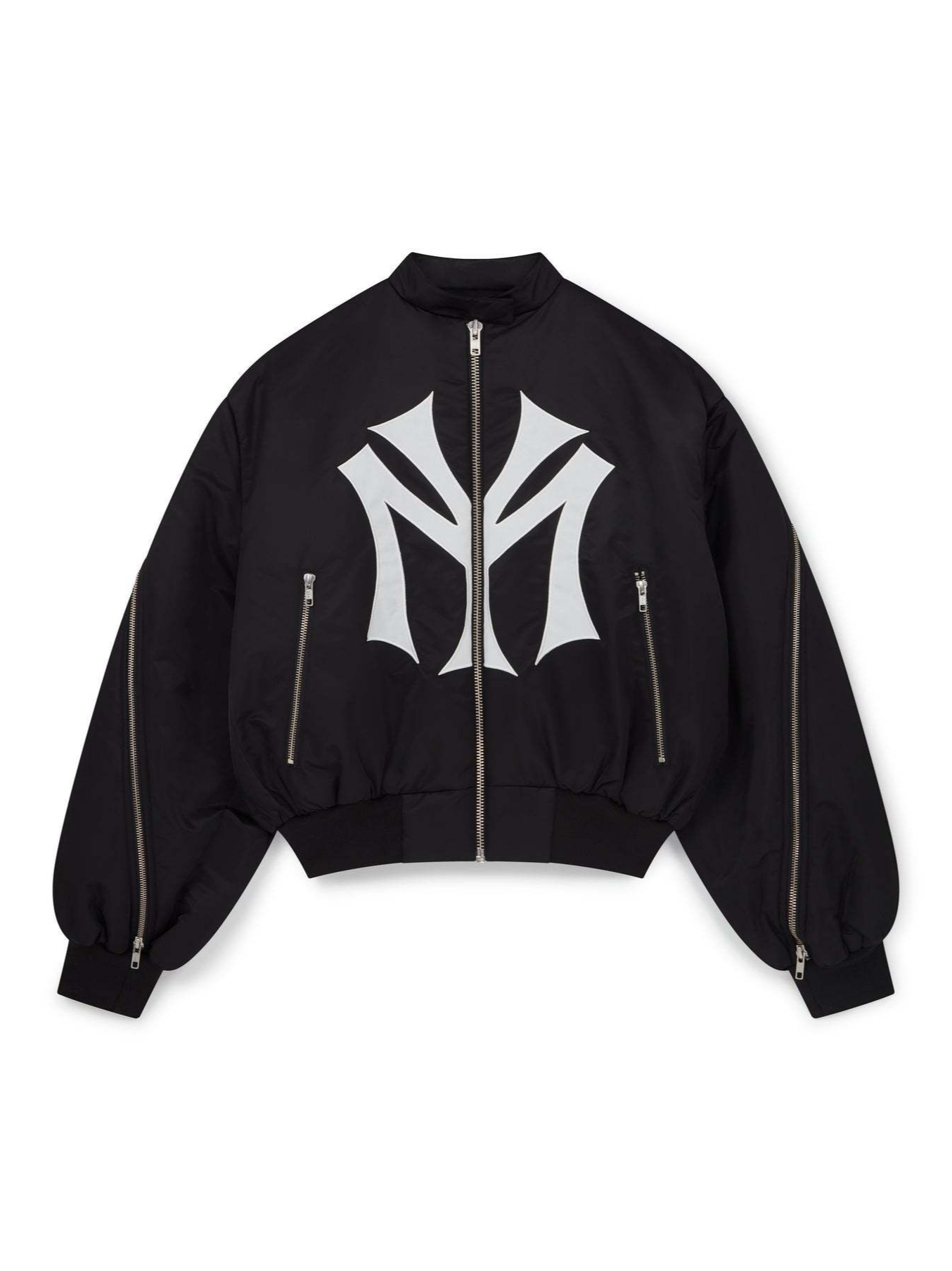 Cropped Bomber Jacket Oversize - огляд і ціна Street Fashion Logo