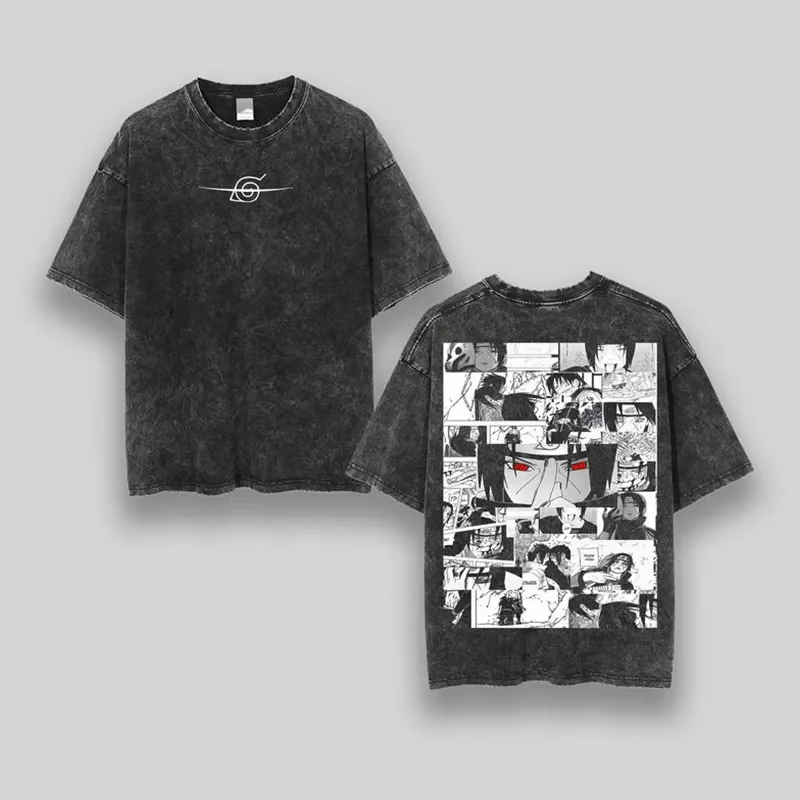 2026 summer Naruto Oversized T - огляд і ціна Street Fashion Logo