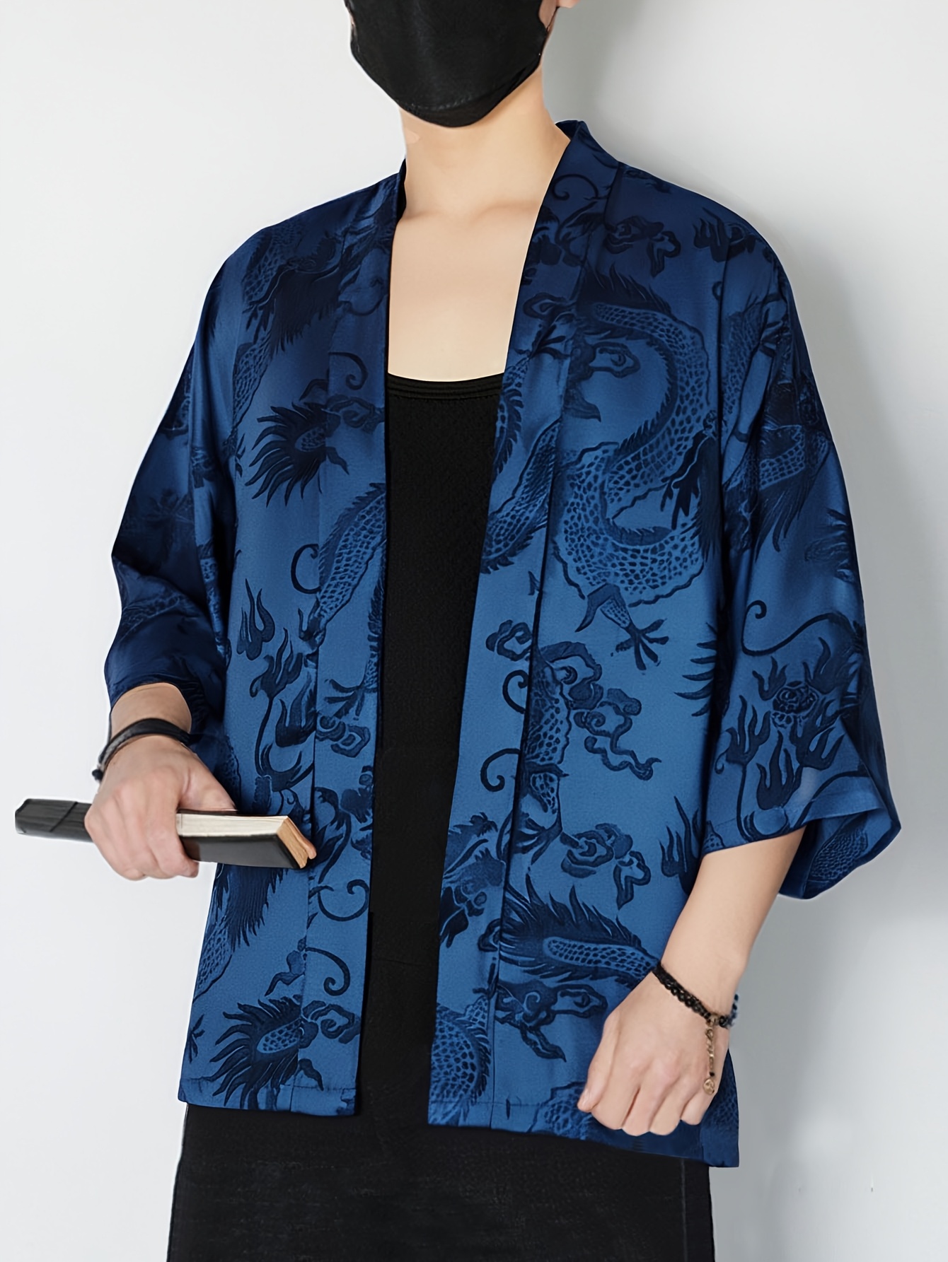 2026 Summer Men's Kimono 3D Pr - огляд і ціна Street Fashion Designer