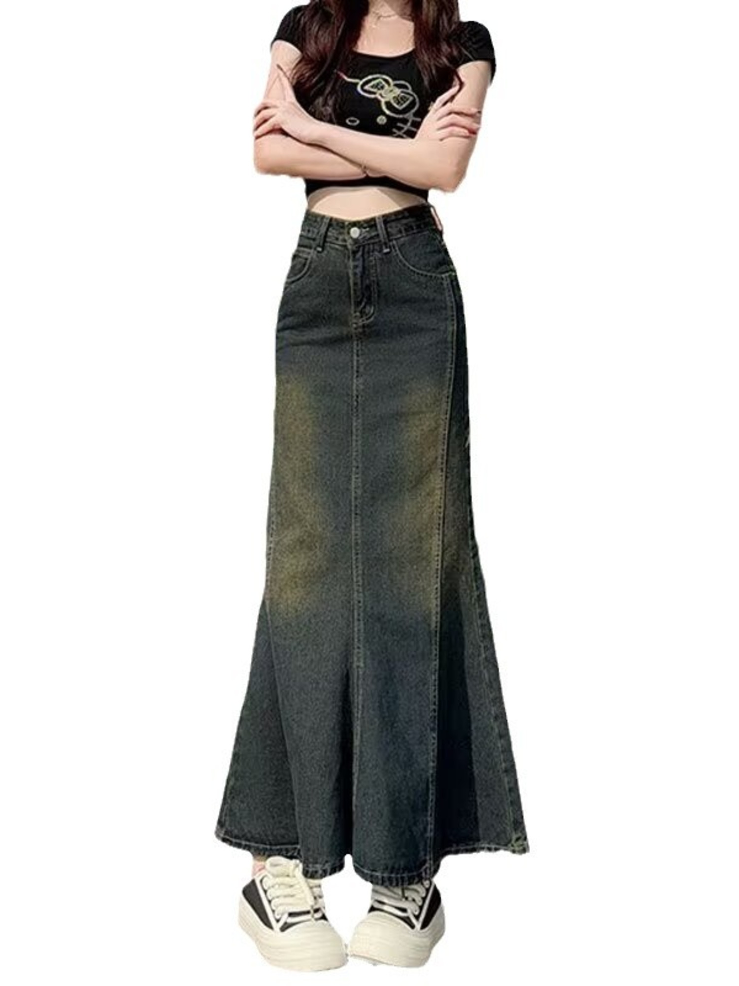 Women's Vintage Washed Denim M - огляд і ціна Street Fashion Denim
