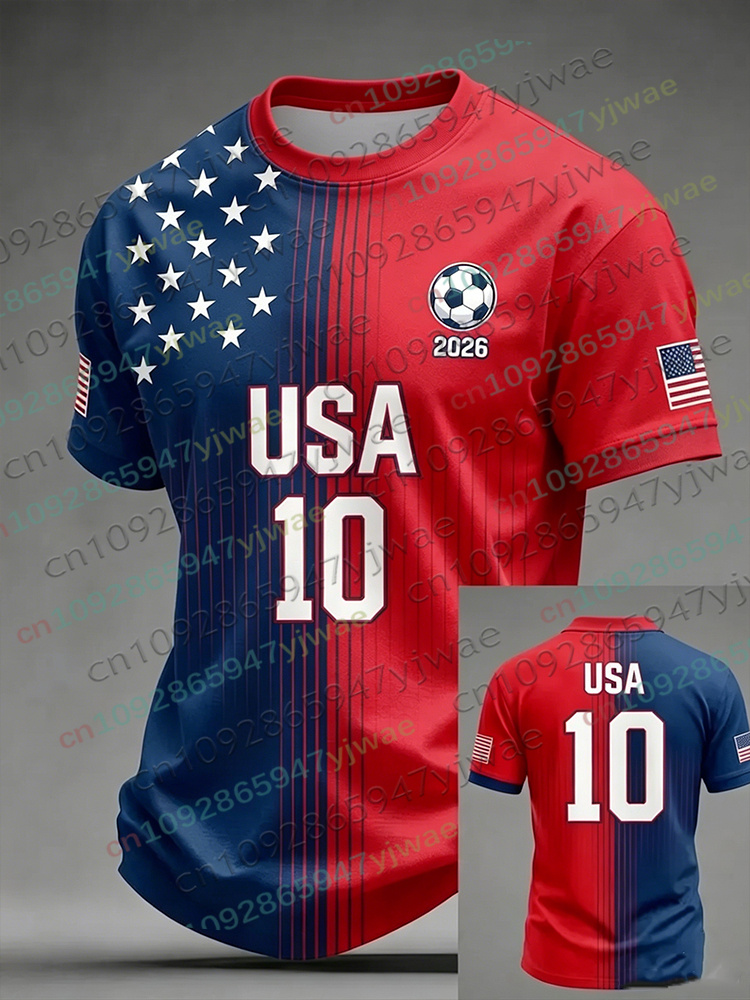 2026 USA Flag Soccer Jersey fo - огляд і ціна Street Fashion Usa