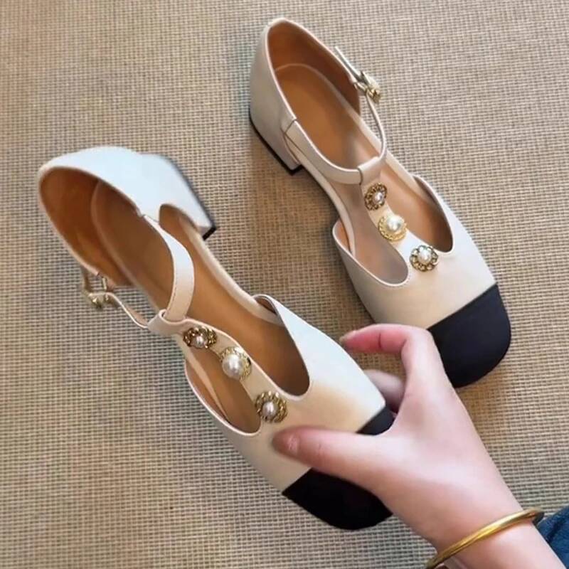 Women Square Toe Heeled Sandal - огляд і ціна Street Fashion Designer