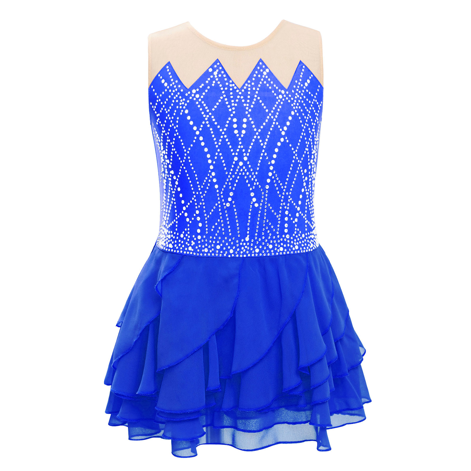 Girls Mesh Figure Skating Dres - огляд і ціна Street Fashion Kids