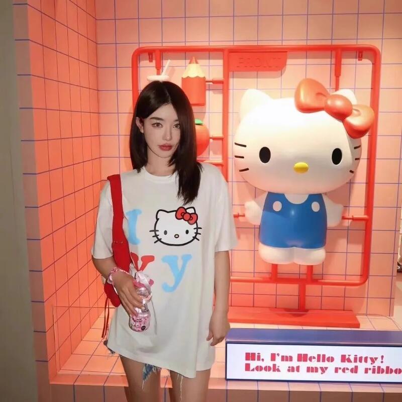 Short-Sleeved Sanrio Summer Pu - огляд і ціна Street Fashion Us