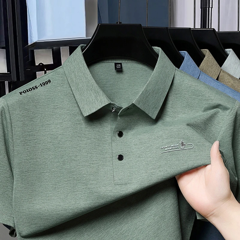 Men's Fashion Polo Shirt Embro - огляд і ціна Street Fashion Logo
