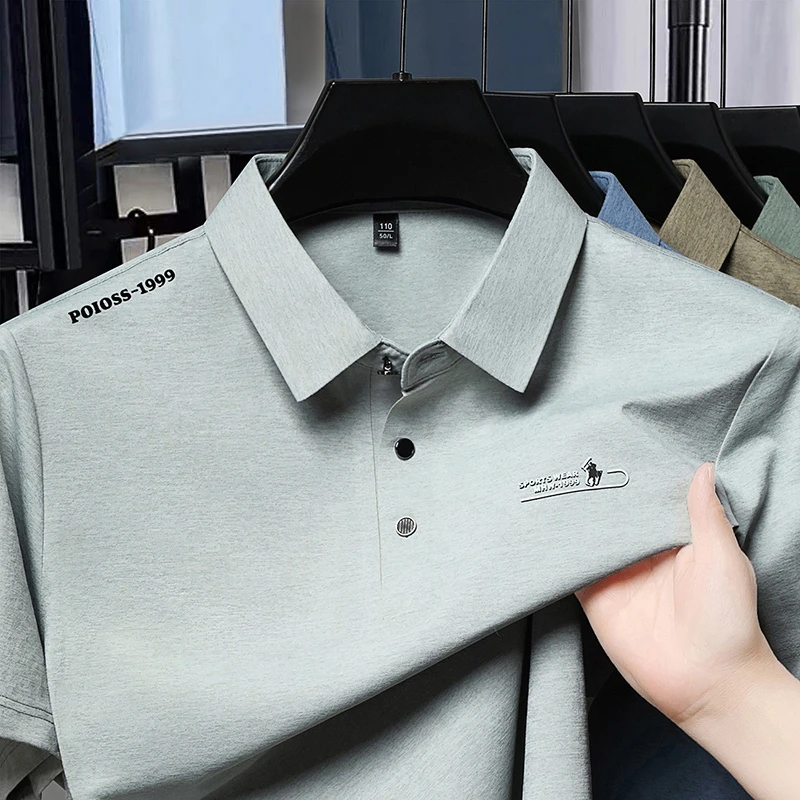 Men's Fashion Polo Shirt Embro - огляд і ціна Street Fashion Logo