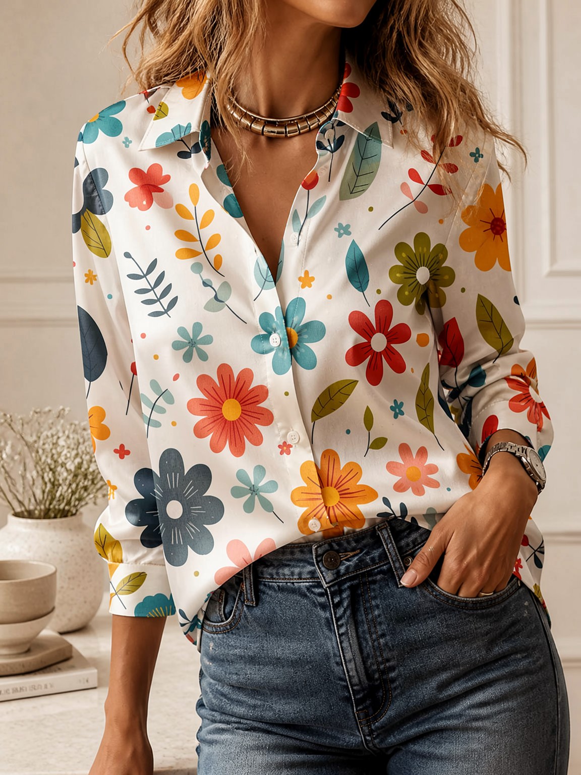 Versatile Daily Lapel Shirt, L - огляд і ціна Street Fashion Us