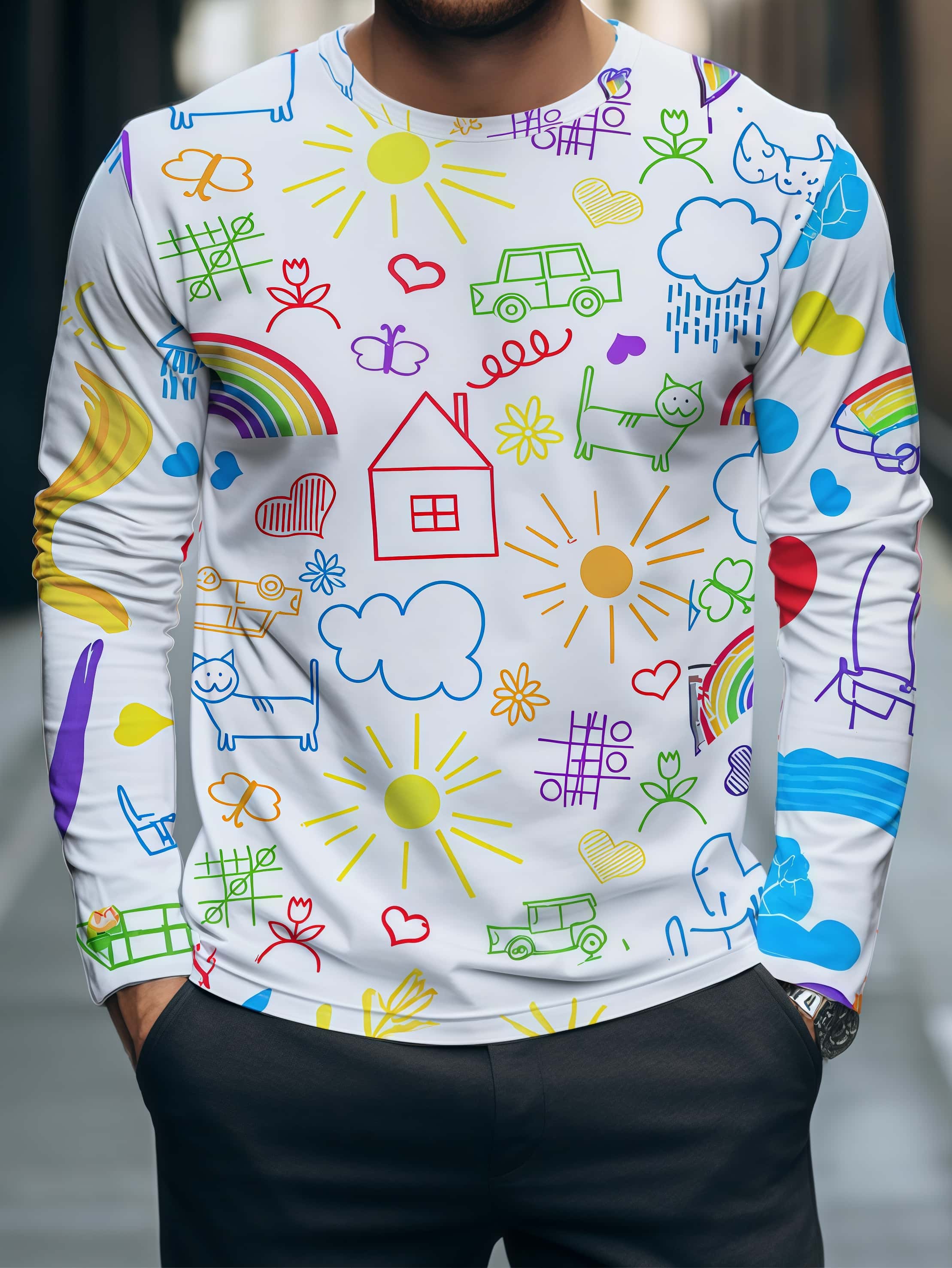2026 New Dopamine Color Graffi - огляд і ціна Street Fashion Us