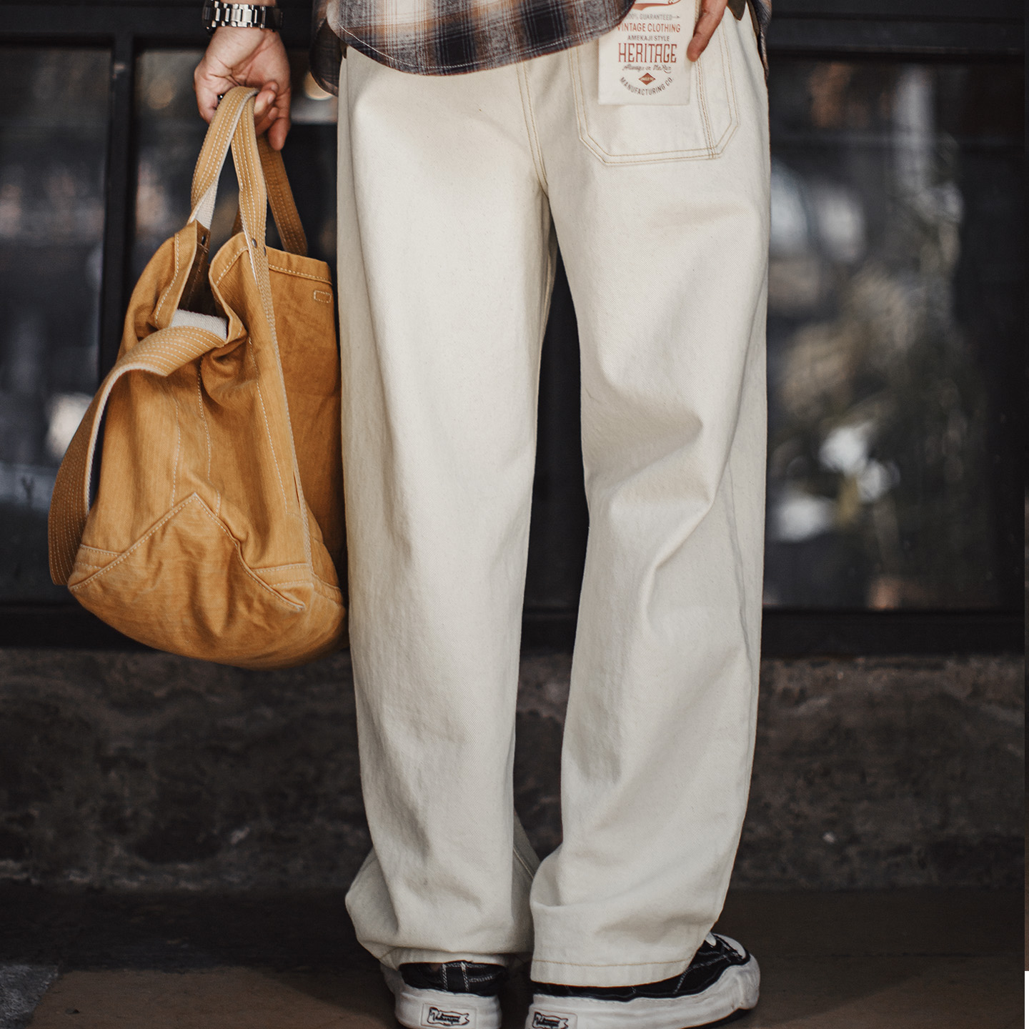 Maden Men's Vintage White Heav - огляд і ціна Levis Jeans 501
